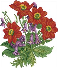 Cuadros Flores rojas