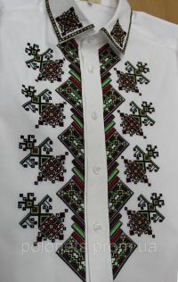 схема вышивки крестом мужская сорочка-оберег