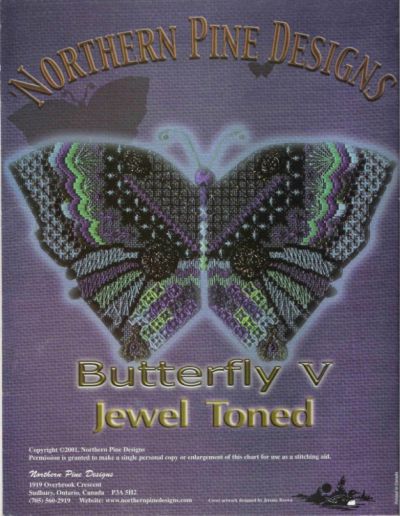 Вышивка крестом Ночная бабочка