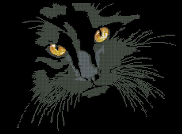 Вышивка крестом Черная магия