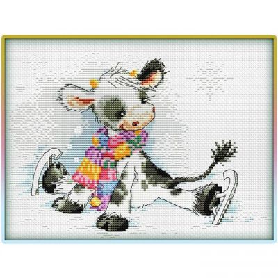 Вышивка крестом На коньках