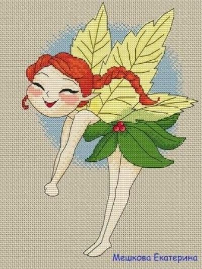 Вышивка крестом Фея3