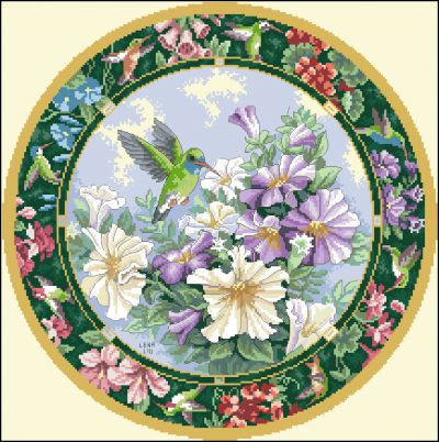 Вышивка крестом Сладкий нектар