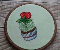 схема для вышивки крестом Мини капкейк