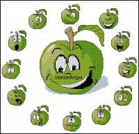 Яблочные часы