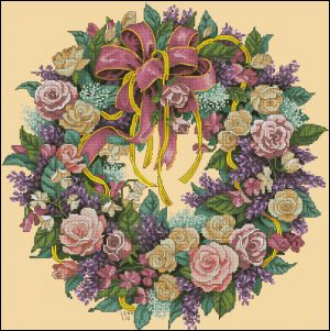 Венок из роз