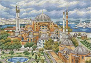 схема вышивки крестом истамбул