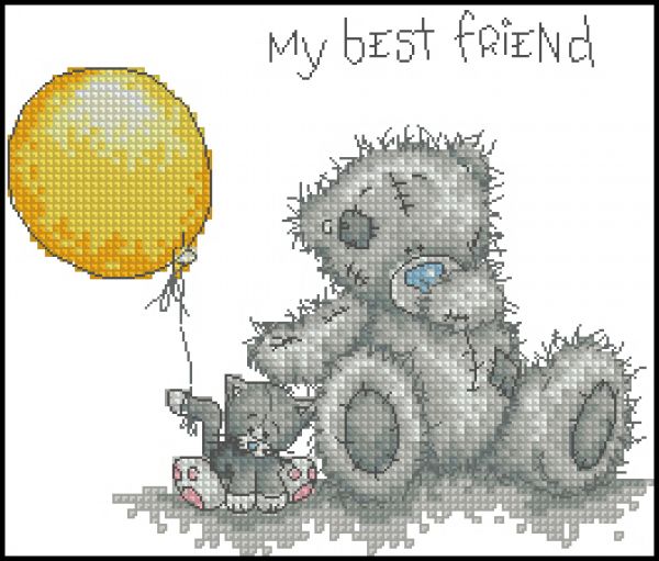 Вышивка крестом Мой лучший друг