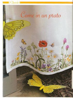 Цветочная скатерть