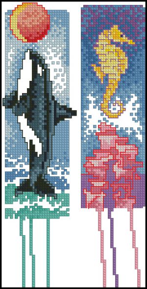 Закладки Морские мотивы