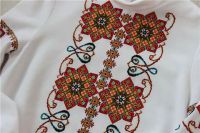 Вышивка крестом Орнамент женской вышиванки