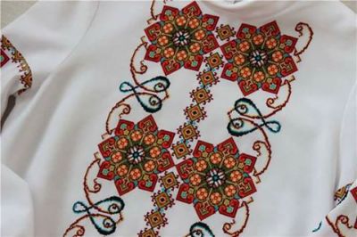 Вышивка крестом Орнамент женской вышиванки