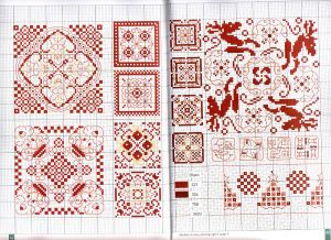 Вышивка крестом Мотивы для бикорню8