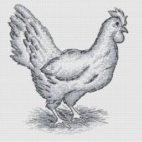 Вышивка крестом Квочка-курочка