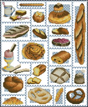 Вышивка крестом Хлебный семплер