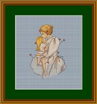 Вышивка крестом День матери