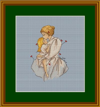 Вышивка крестом День матери