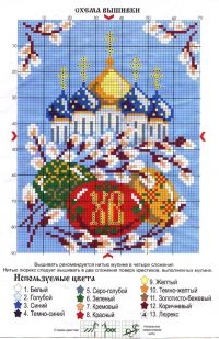 Пасхальная салфетка