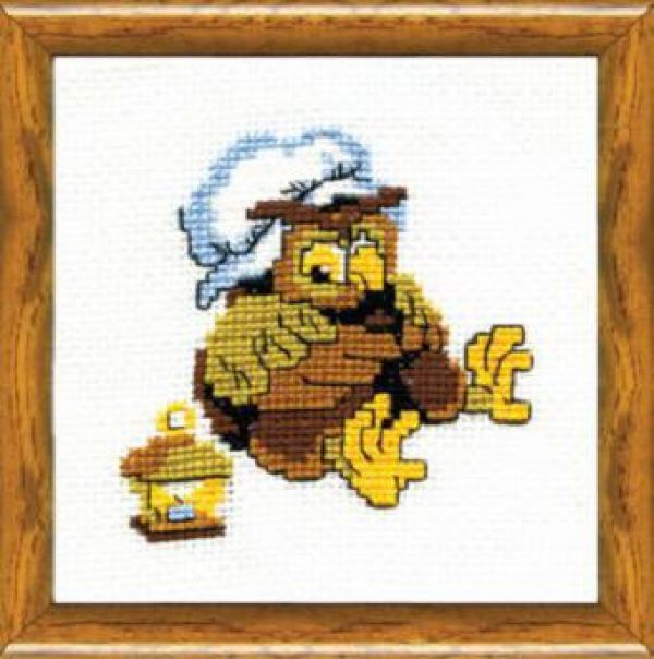 схема вышивки крестом мудрая сова