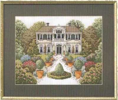 Вышивка крестом Особняк в Копенгагене