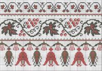 Вышивка крестом Орнамент для сорочки-рушника - 1