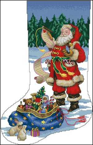 Новогодний сапожок