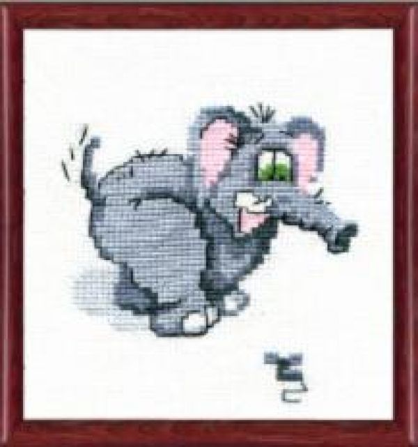 схема вышивки крестом слоник от чаривной мыти