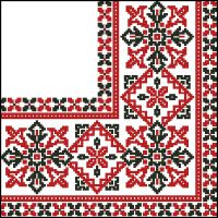Вышивка крестом Мотив для сорочки-рушныка