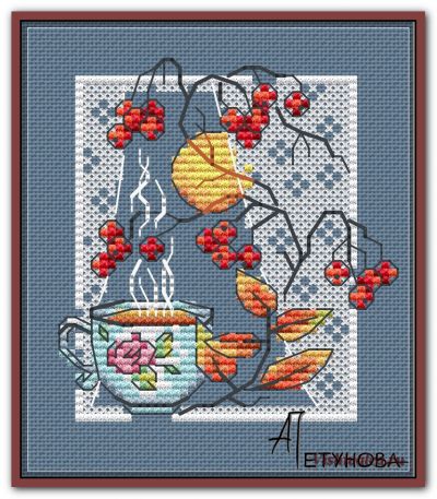 Вышивка крестом Осень