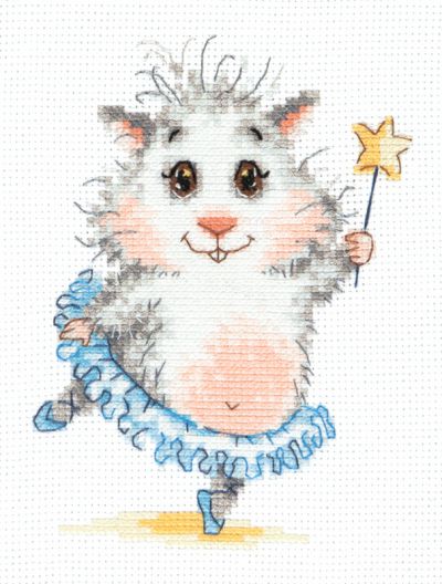 Вышивка крестом Звезда балета