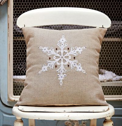 Вышивка крестом Хрустальная снежинка