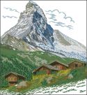 Вышивка крестом В Альпах