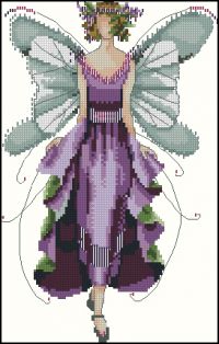 Вышивка крестом Фея-лаванда