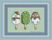 схема вышивки крестом эскимо