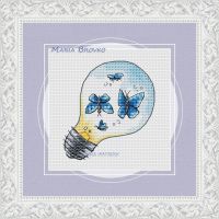 схема вышивки крестом Магическая лампа