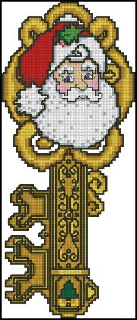 Bucilla 84290 Christmas Key Trio (Santa)