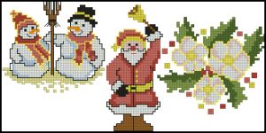 схема вышивки крестом новогодние отдыхалочки