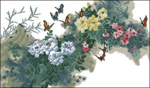 Вышивка крестом Ранняя весна