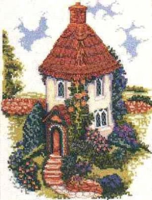Вышивка крестом котедж - Медовый горшок