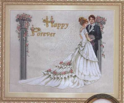 Вышивка крестом Happy forever