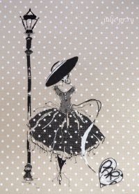 Вышивка Парижанка