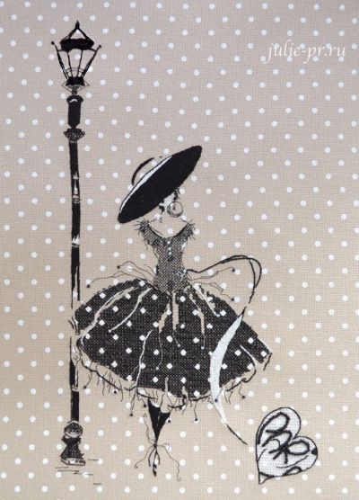Вышивка Парижанка