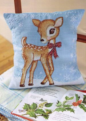 Подушечка с олененком