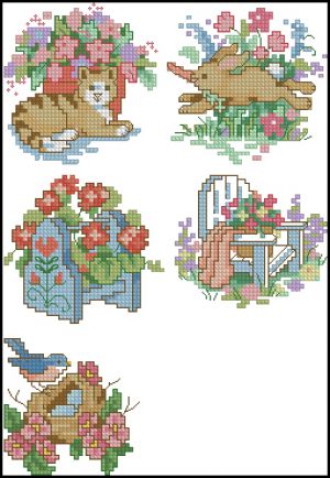 Мини-сюжеты садовые