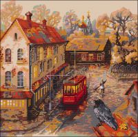 Вышивка крестом Теплая осень