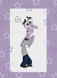 схема для вышивки крестом Эмоции - Страх