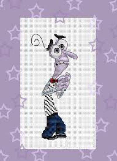 схема для вышивки крестом Эмоции - Страх