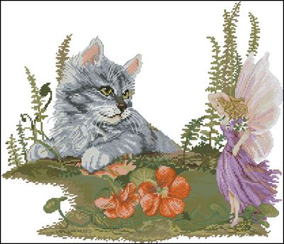 Вышивка крестом Друг феи