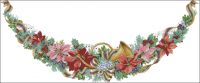 Вышивка крестом Юбка под елку