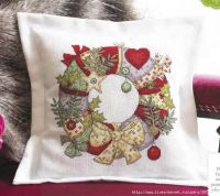 Новогодняя подушка